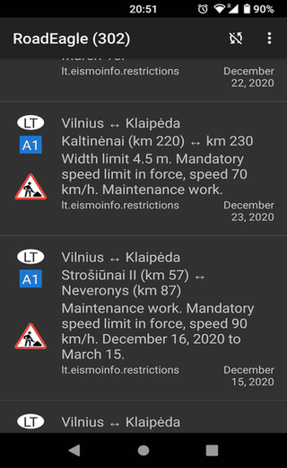 RoadEagle screenshot
