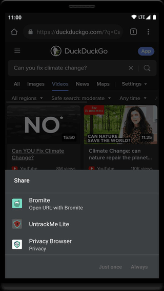 UntrackMe Lite screenshot