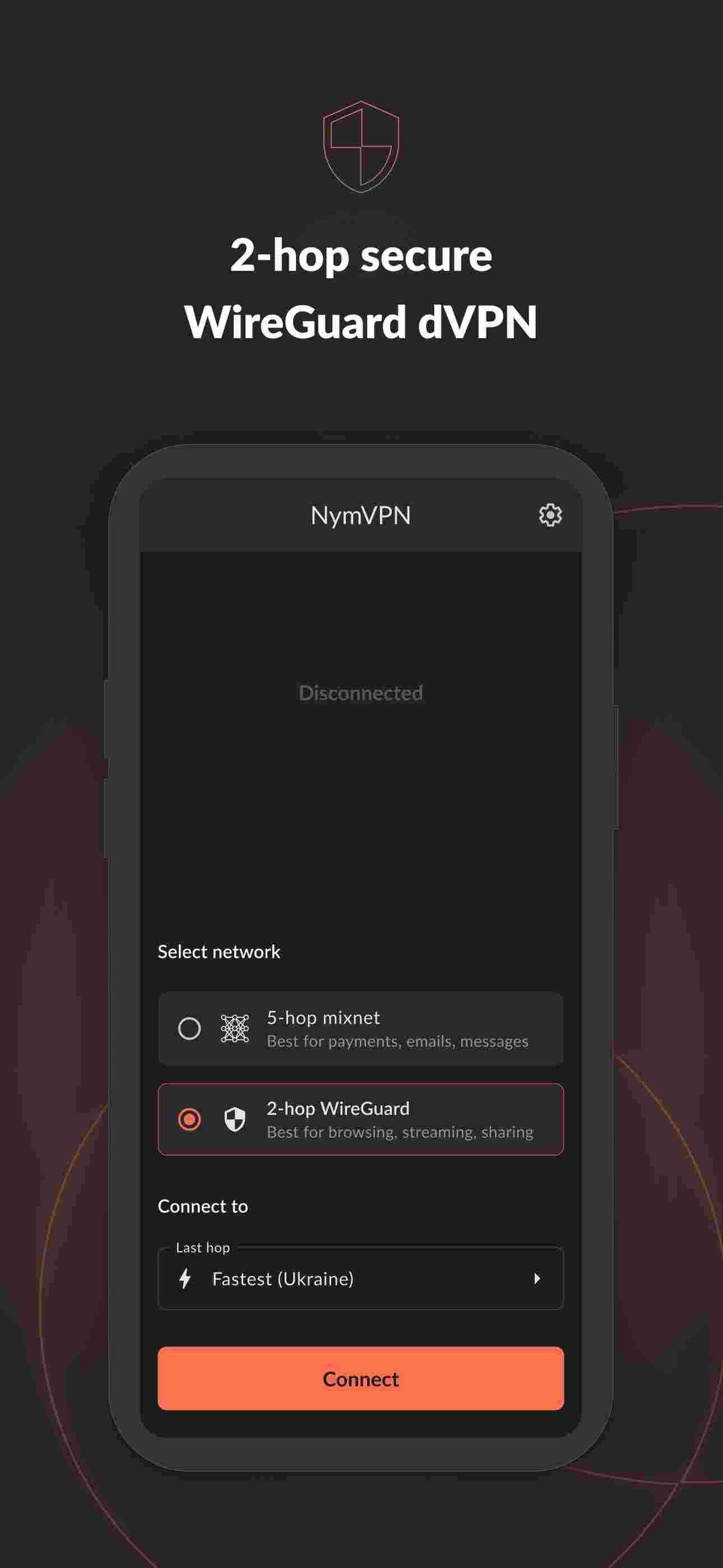 NymVPN: Secure VPN by Nym screenshot