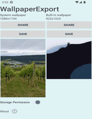 WallpaperExport screenshot