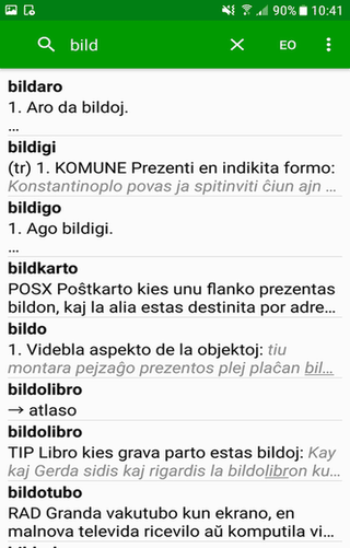 Praktika Vortaro screenshot