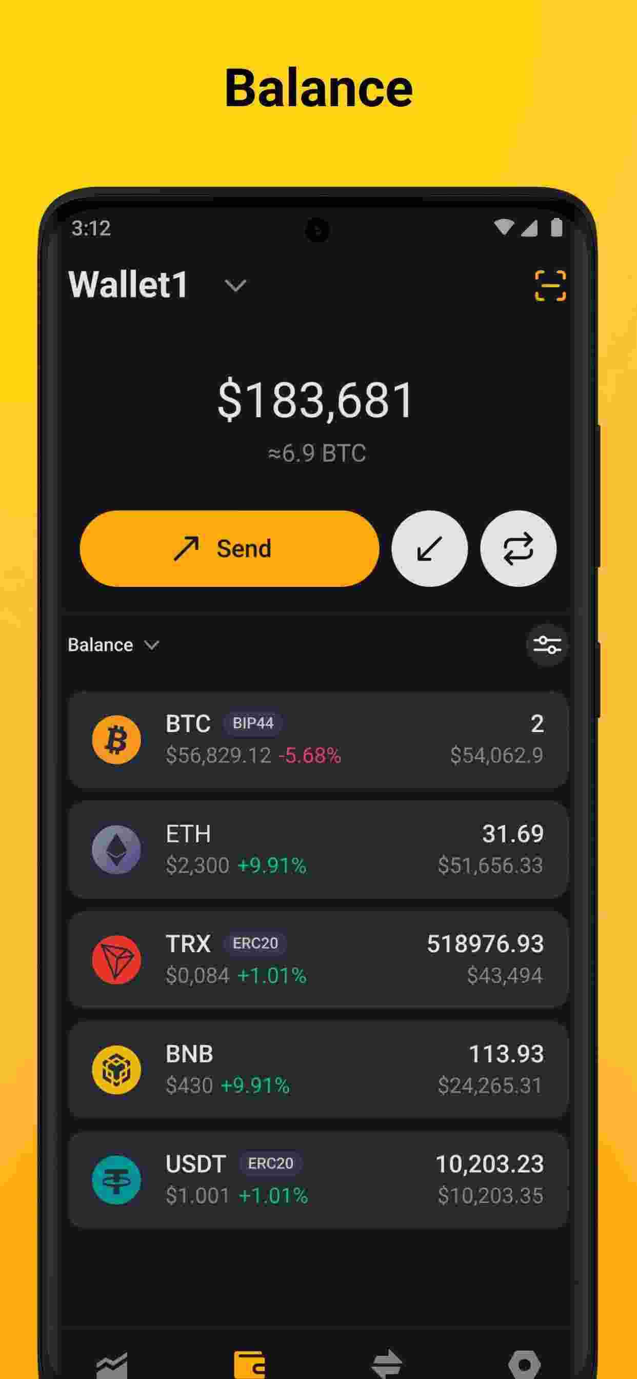 Unstoppable Crypto Wallet screenshot