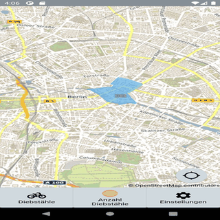 Fahrraddiebstahlwarnung screenshot