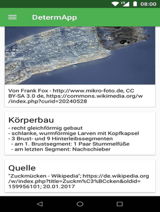 DetermApp screenshot