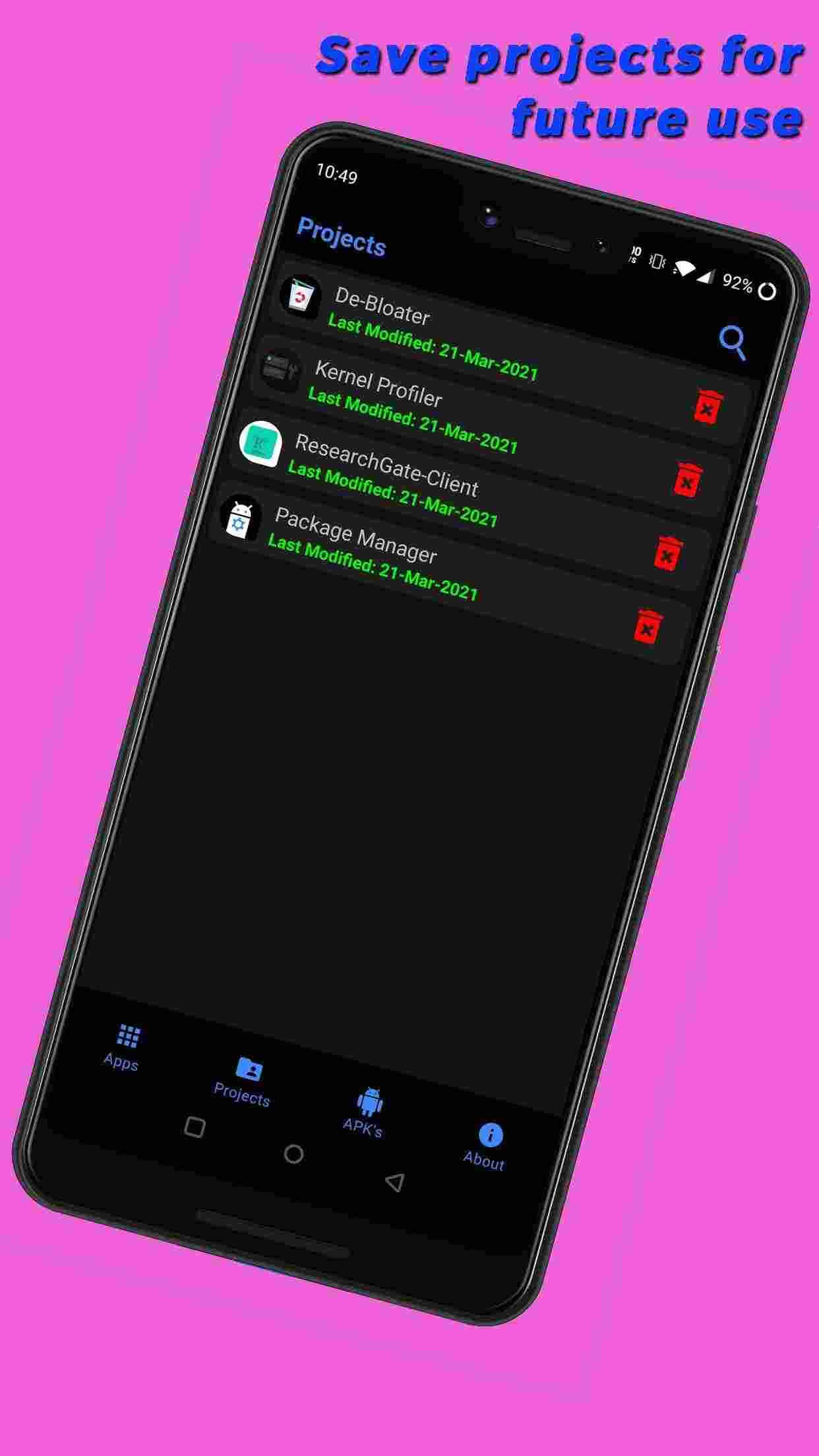 APK Explorer Editor screenshot