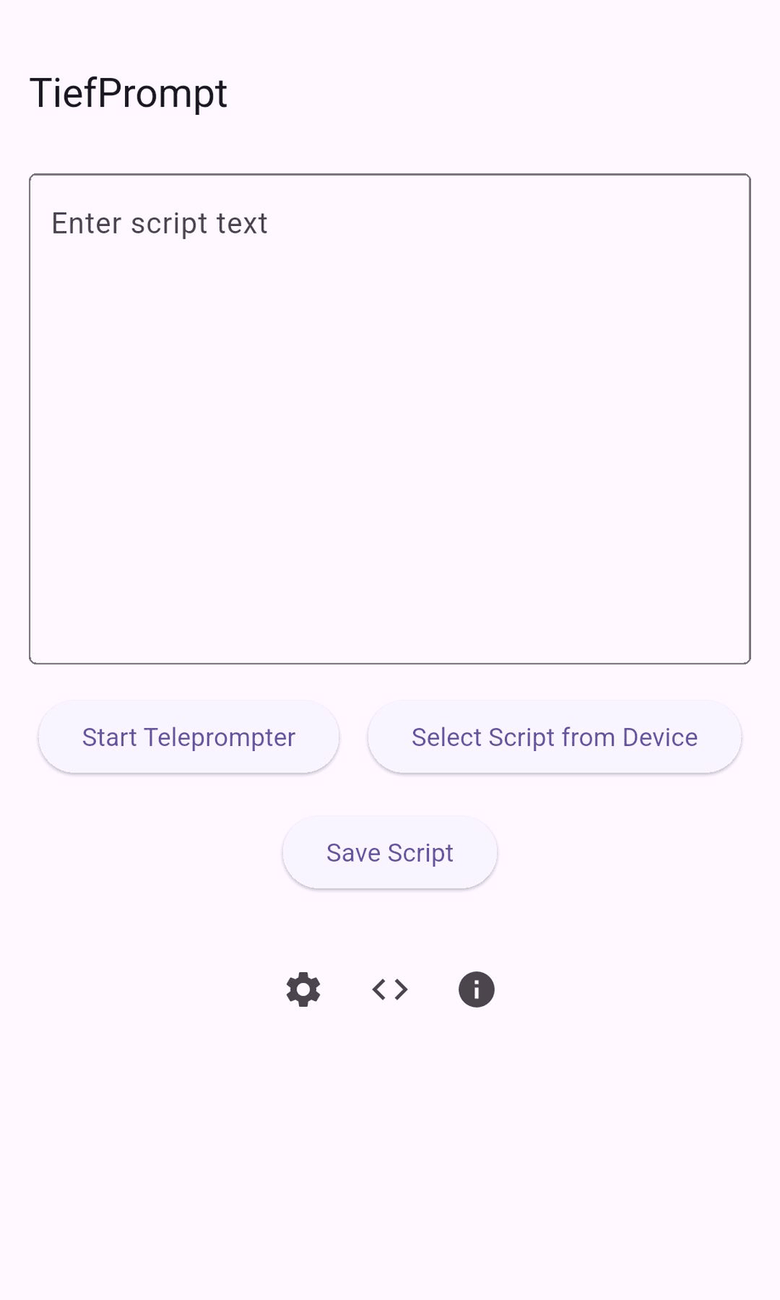 tiefprompt screenshot