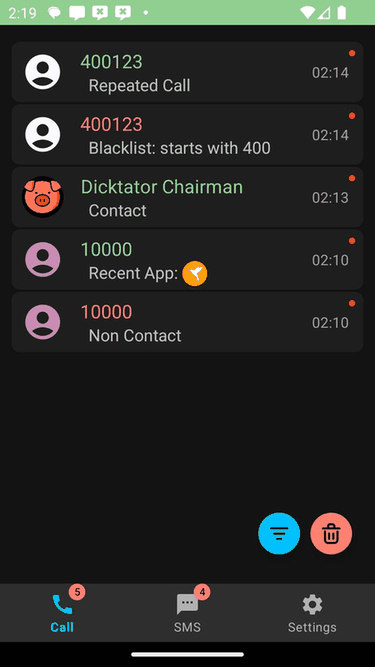 SpamBlocker (Call SMS) screenshot