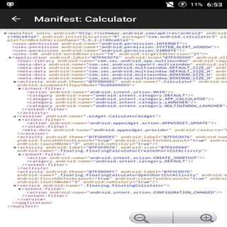 apps_Packages Info screenshot