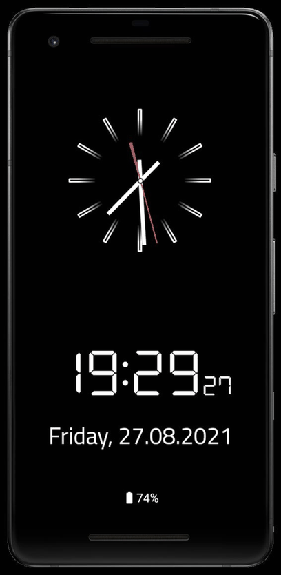 Clock Screensaver screenshot