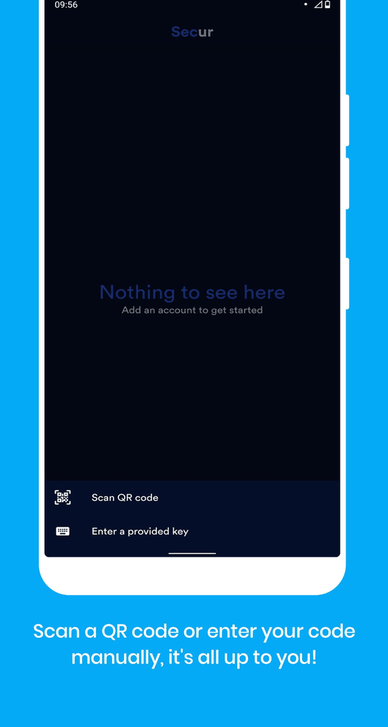 Secur: Cross-platform 2FA client screenshot