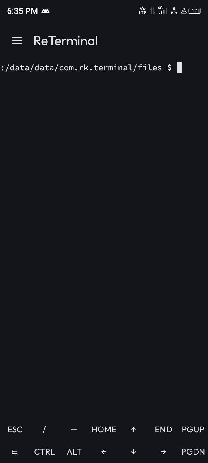 ReTerminal screenshot