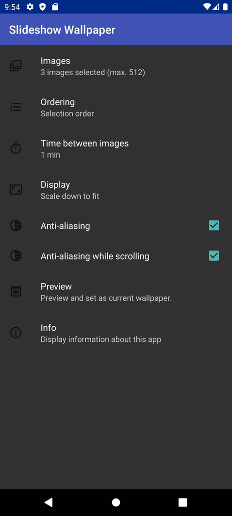 Slideshow Wallpaper screenshot