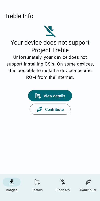 Treble Info screenshot