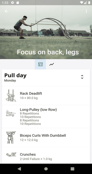 wger Workout Manager screenshot