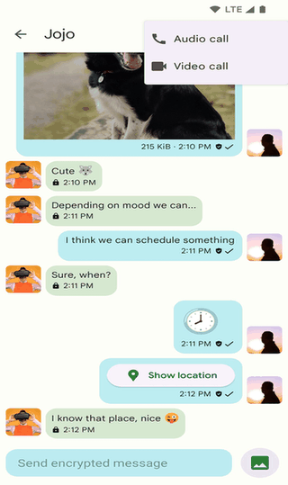 Conversations screenshot