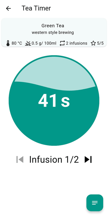 Enthusiast Tea Timer screenshot