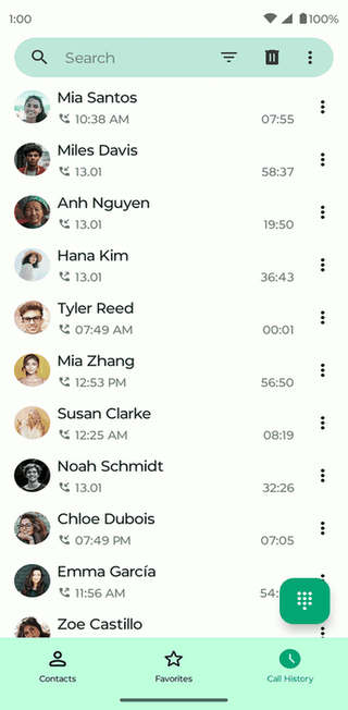 Fossify Phone screenshot