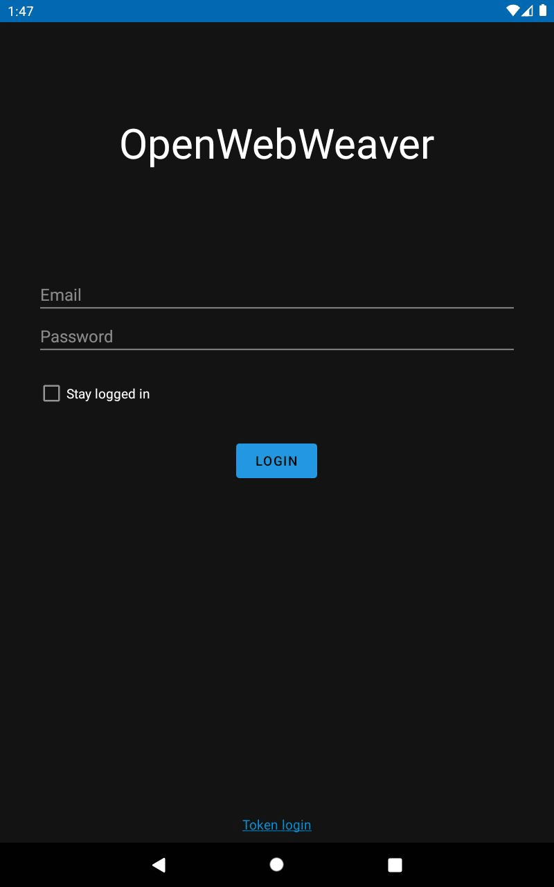 OpenWebWeaver screenshot