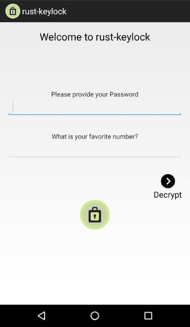rust-keylock-android screenshot